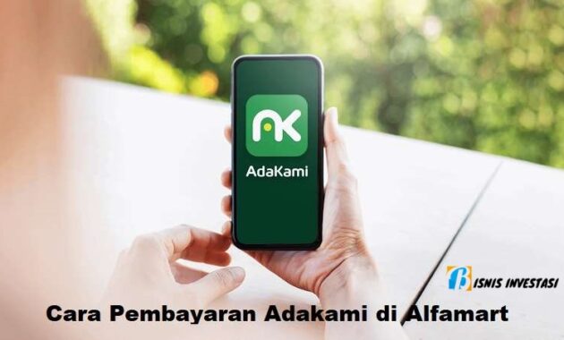 cara pembayaran adakami di alfamart