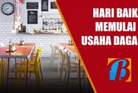 hari baik untuk memulai usaha dagang
